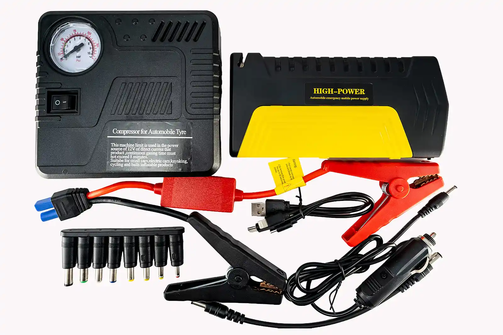 Multifunctional Jumpstarter with Air Compressor - Image 2